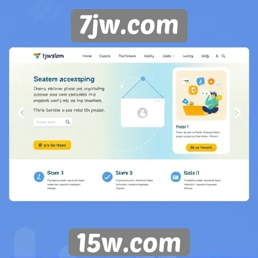 Acessibilidade e interface do site 7jw.com em foco